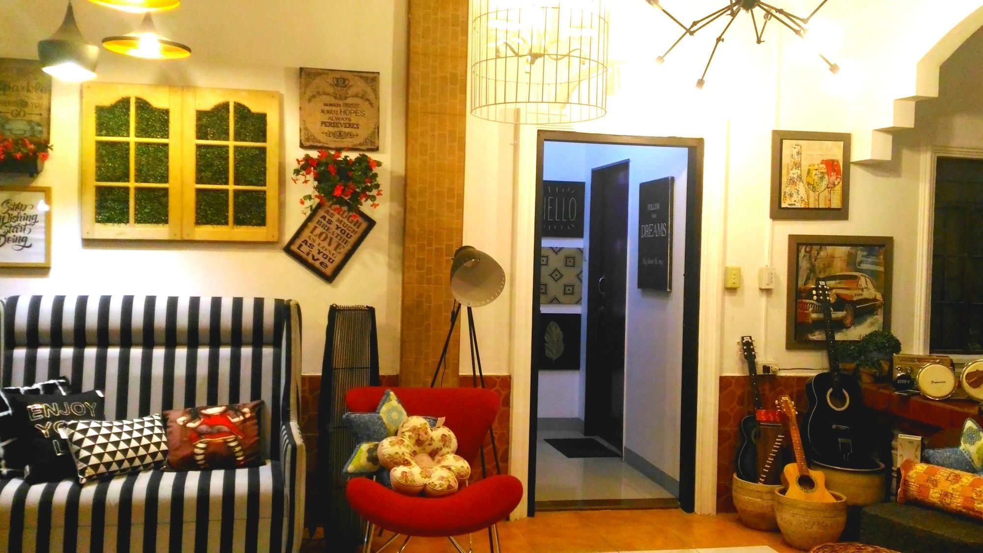 Sea Breeze Hostel - Alona Beach Panglao-stad Buitenkant foto